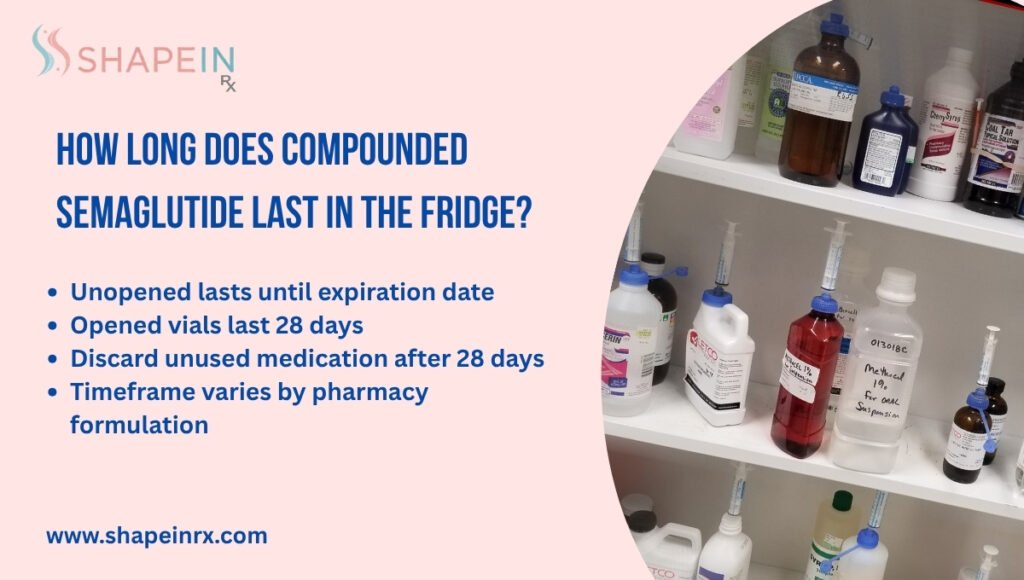 How Long Does Compounded Semaglutide Last in the Fridge