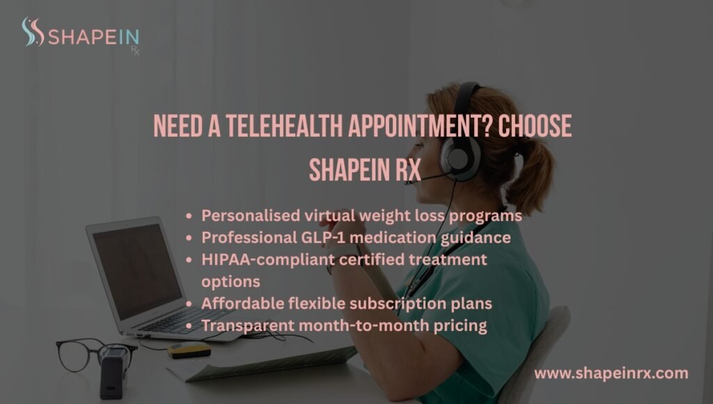 Need a Telehealth Appointment Choose ShapeIn RX Need a Telehealth Appointment Choose ShapeIn RX