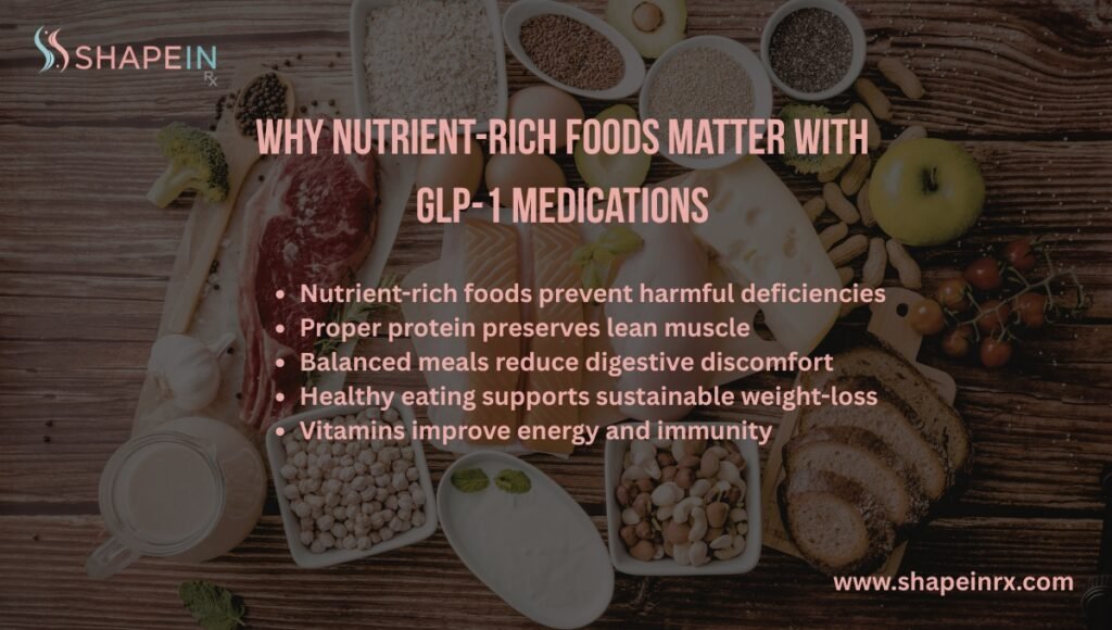 Why Nutrient-Rich Foods Matter with GLP-1 Medications Why Nutrient-Rich Foods Matter with GLP-1 Medications