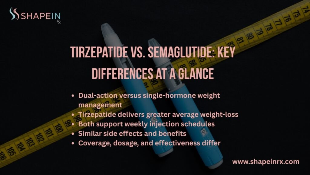  Tirzepatide vs. Semaglutide: Key Differences at a Glance