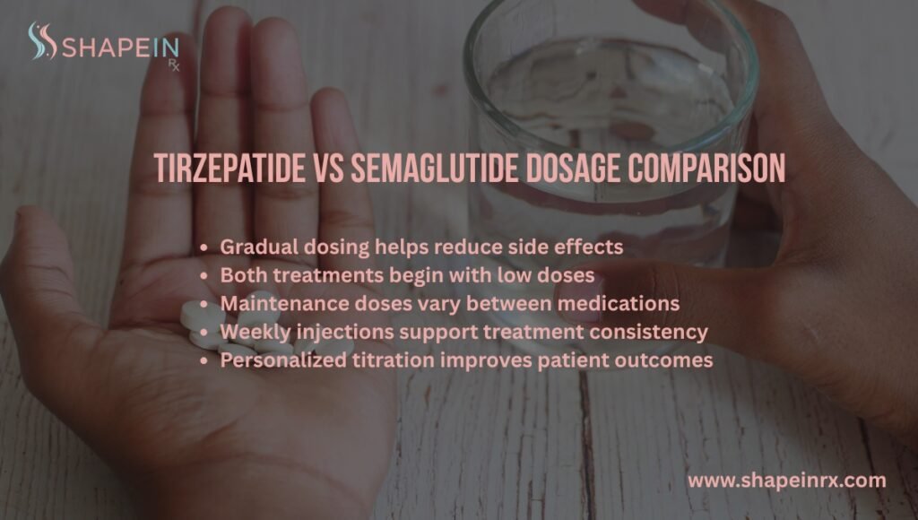 Tirzepatide vs Semaglutide Dosage Comparison