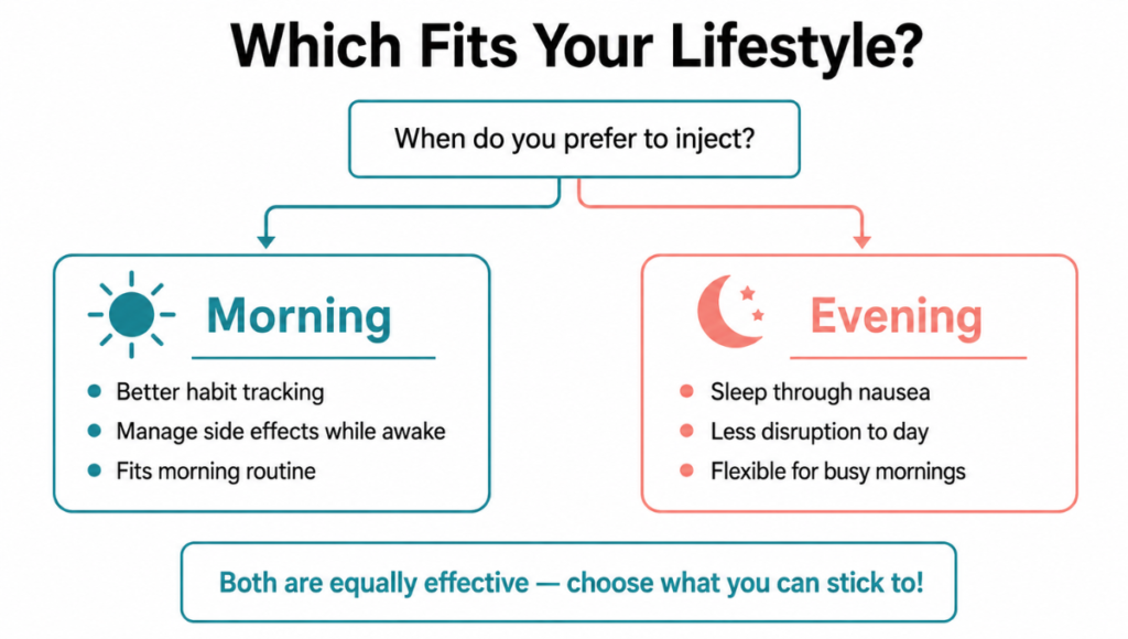 Morning vs Evening Injection Which Is Better Morning vs Evening Injection Which Is Better