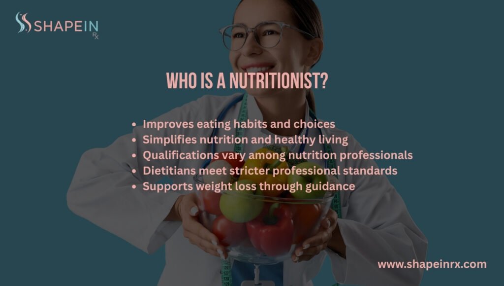 Who is a Nutritionist Who is a Nutritionist