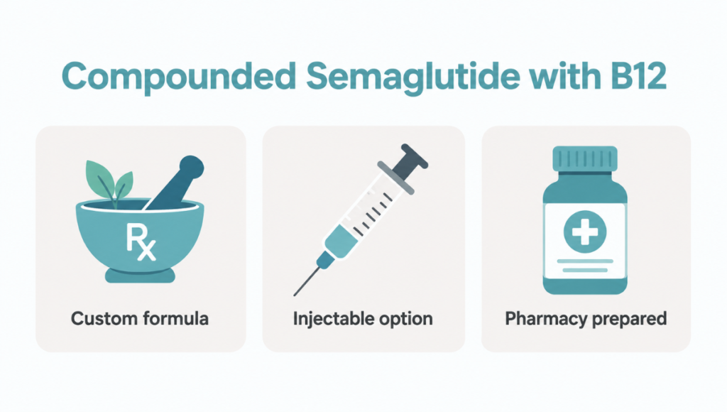 Compounded Semaglutide with B12
