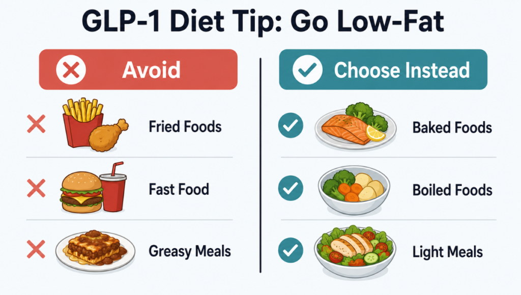 Avoid Fatty Foods 