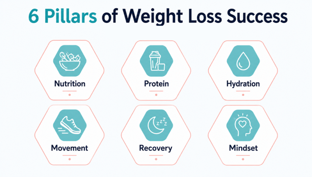 6 Pillars of Weight Loss Success