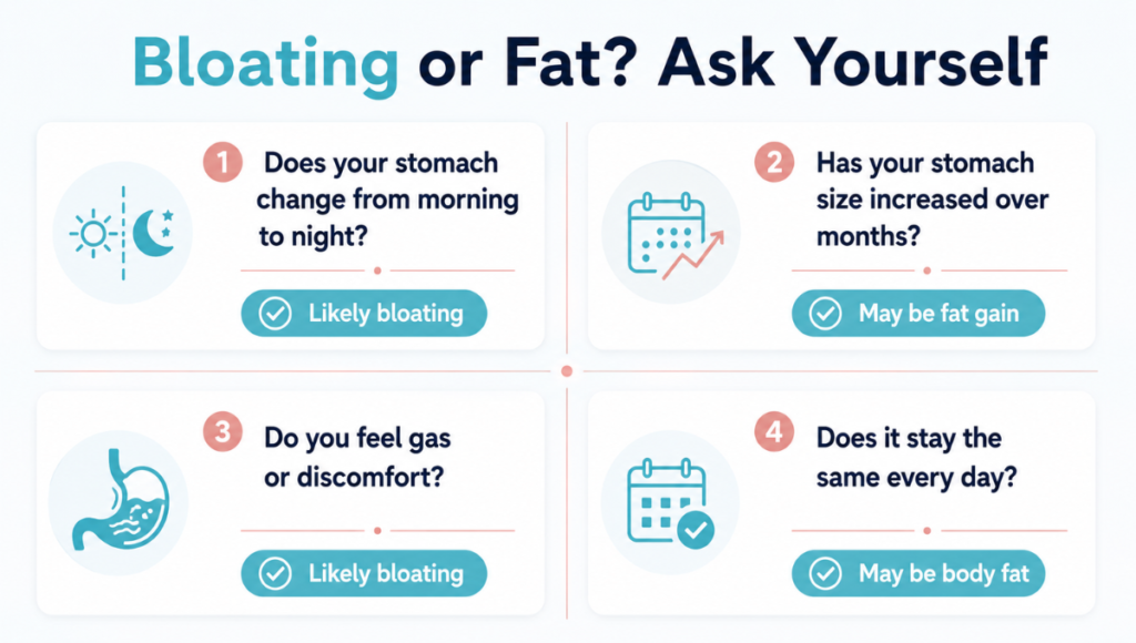 Bloating vs Fat Understanding the Difference Bloating vs Fat Understanding the Difference